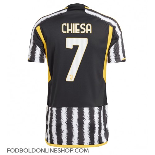 Juventus Federico Chiesa #7 Hjemmebanetrøje 2023-24 Kortærmet